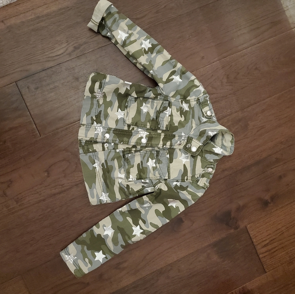 gap camo kid jacket